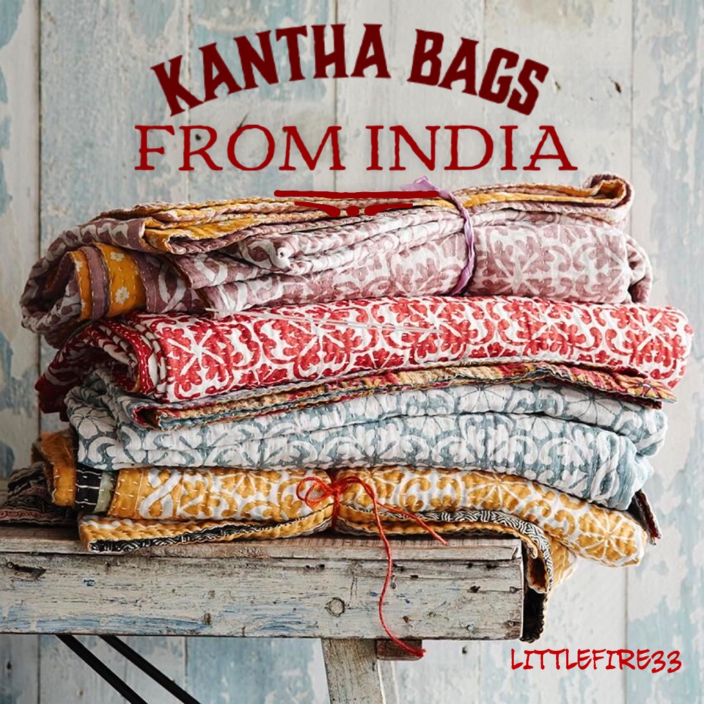 Kantha Quilted Bags